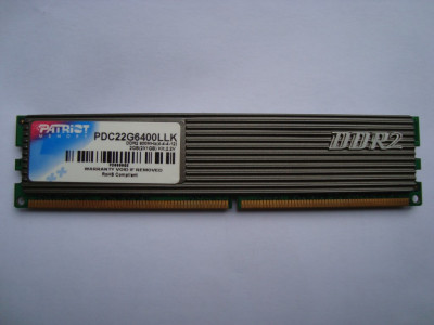 Памет за компютър DDR2 1GB PC2-6400 Patriot (втора употреба)